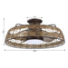 27" Farmhouse Reversible Flush Mount Ceiling Fan - Sweatfully