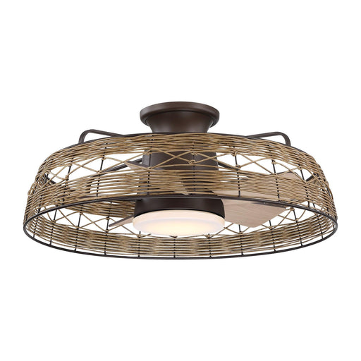 27" Farmhouse Reversible Flush Mount Ceiling Fan - Sweatfully