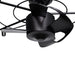 27" Wright Modern DC Motor Downrod Mount Reversible Crystal Ceiling Fan with Lighting and Remote Control - Sweatfully