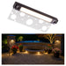 Gardenreet LED Hardscape Light,Cast Brass Housing,Integrated 3W 2700/3000K LED Light Source, LED Step Light, 7 Inches Long,Low Voltage 12V AC/DC (2701) - Sweatfully