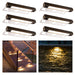 Gardenreet LED Hardscape Light,Cast Brass Housing,Integrated 3W 2700/3000K LED Light Source, LED Step Light, 7 Inches Long,Low Voltage 12V AC/DC (2701) - Sweatfully