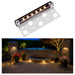 Gardenreet LED Hardscape Light,Cast Aluminum Housing,Integrated 1.5W 2700/3000K LED Light Source,LED Step Light,3/7/13 Inches Long,Low Voltage 12V AC/DC (2702) - Sweatfully