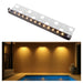 Gardenreet LED Hardscape Light,Cast Aluminum Housing,Integrated 1.5W 2700/3000K LED Light Source,LED Step Light,3/7/13 Inches Long,Low Voltage 12V AC/DC (2702) - Sweatfully