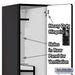 Salsbury 15" Wide Double Tier 'S' Style Designer Wood Locker - 1 Wide - 6 Feet High - 21 Inches Deep - Black - Hasps - Sweatfully