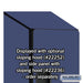 Salsbury 15" Wide Double Tier 'S' Style Designer Wood Locker - 1 Wide - 6 Feet High - 21 Inches Deep - Blue - Hasps - Sweatfully