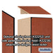 Salsbury 15" Wide Double Tier 'S' Style Designer Wood Locker - 1 Wide - 6 Feet High - 21 Inches Deep - Cherry - Hasps - Sweatfully