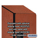 Salsbury 15" Wide Double Tier 'S' Style Designer Wood Locker - 1 Wide - 6 Feet High - 21 Inches Deep - Cherry - Hasps - Sweatfully
