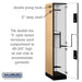 Salsbury 15" Wide Double Tier 'S' Style Designer Wood Locker - 1 Wide - 6 Feet High - 21 Inches Deep - Maple - Silver Electronic Locks - Sweatfully