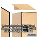 Salsbury 15" Wide Double Tier 'S' Style Designer Wood Locker - 1 Wide - 6 Feet High - 21 Inches Deep - Maple - Hasps - Sweatfully