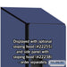 Salsbury 15" Wide Double Tier 'S' Style Designer Wood Locker - 1 Wide - 6 Feet High - 24 Inches Deep - Blue - Hasps - Sweatfully