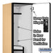 Salsbury 15" Wide Double Tier 'S' Style Designer Wood Locker - 1 Wide - 6 Feet High - 18 Inches Deep - Maple - Hasps - Sweatfully
