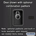 Salsbury 15" Wide Double Tier 'S' Style Designer Wood Locker - 3 Wide - 6 Feet High - 21 Inches Deep - Black - Hasps - Sweatfully