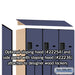 Salsbury 15" Wide Double Tier 'S' Style Designer Wood Locker - 3 Wide - 6 Feet High - 21 Inches Deep - Blue - Hasps - Sweatfully