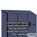 Salsbury 15" Wide Double Tier 'S' Style Designer Wood Locker - 3 Wide - 6 Feet High - 21 Inches Deep - Blue - Hasps - Sweatfully