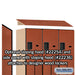 Salsbury 15" Wide Double Tier 'S' Style Designer Wood Locker - 3 Wide - 6 Feet High - 21 Inches Deep - Cherry - Hasps - Sweatfully