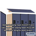 Salsbury 15" Wide Double Tier 'S' Style Designer Wood Locker - 3 Wide - 6 Feet High - 24 Inches Deep - Blue - Hasps - Sweatfully