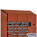 Salsbury 15" Wide Double Tier 'S' Style Designer Wood Locker - 3 Wide - 6 Feet High - 24 Inches Deep - Cherry - Hasps - Sweatfully