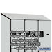 Salsbury 15" Wide Double Tier 'S' Style Designer Wood Locker - 3 Wide - 6 Feet High - 24 Inches Deep - Gray - Hasps - Sweatfully