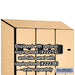 Salsbury 15" Wide Double Tier 'S' Style Designer Wood Locker - 3 Wide - 6 Feet High - 24 Inches Deep - Maple - Hasps - Sweatfully