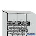 Salsbury 15" Wide Double Tier 'S' Style Designer Wood Locker - 3 Wide - 6 Feet High - 18 Inches Deep - Gray - Hasps - Sweatfully