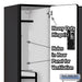 Salsbury 15" Wide Double Tier 'S' Style Designer Wood Locker - 3 Wide - 6 Feet High - 18 Inches Deep - Black - Hasps - Sweatfully