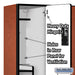 Salsbury 15" Wide Double Tier 'S' Style Designer Wood Locker - 3 Wide - 6 Feet High - 18 Inches Deep - Cherry - Hasps - Sweatfully