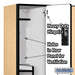 Salsbury 15" Wide Double Tier 'S' Style Designer Wood Locker - 3 Wide - 6 Feet High - 18 Inches Deep - Maple - Hasps - Sweatfully