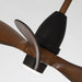28" Kwang Farmhouse DC Motor Downrod Mount Reversible Ceiling Fan with LED Lighting and Remote Control - Sweatfully