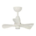 28" Kwang Farmhouse DC Motor Downrod Mount Reversible Ceiling Fan with LED Lighting and Remote Control - Sweatfully