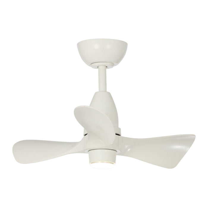 28" Kwang Farmhouse DC Motor Downrod Mount Reversible Ceiling Fan with LED Lighting and Remote Control - Sweatfully