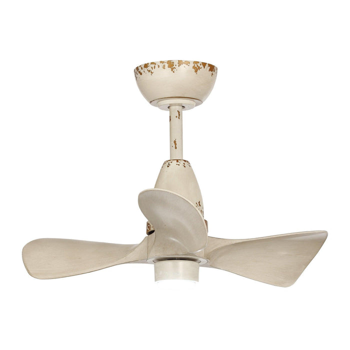 28" Kwang Farmhouse DC Motor Downrod Mount Reversible Ceiling Fan with LED Lighting and Remote Control - Sweatfully