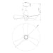 28" Kwang Farmhouse DC Motor Downrod Mount Reversible Ceiling Fan with LED Lighting and Remote Control - Sweatfully