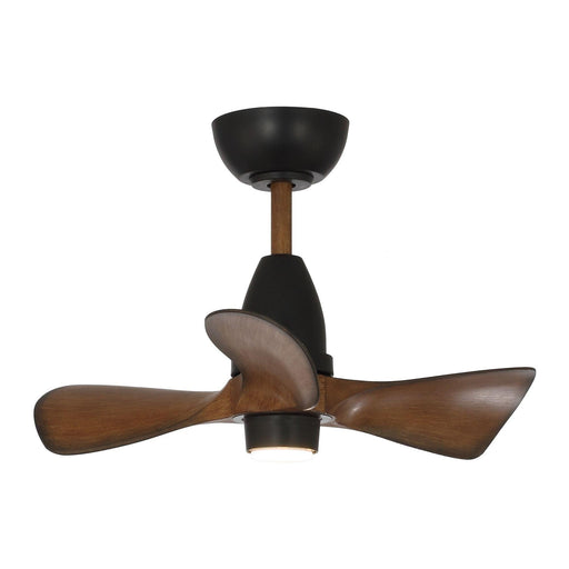 28" Kwang Farmhouse DC Motor Downrod Mount Reversible Ceiling Fan with LED Lighting and Remote Control - Sweatfully