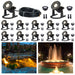 Gardenreet Cast Brass LED Underwater Pond Light for Submersible,Waterfall,Pool,Fountain (2801) - Sweatfully