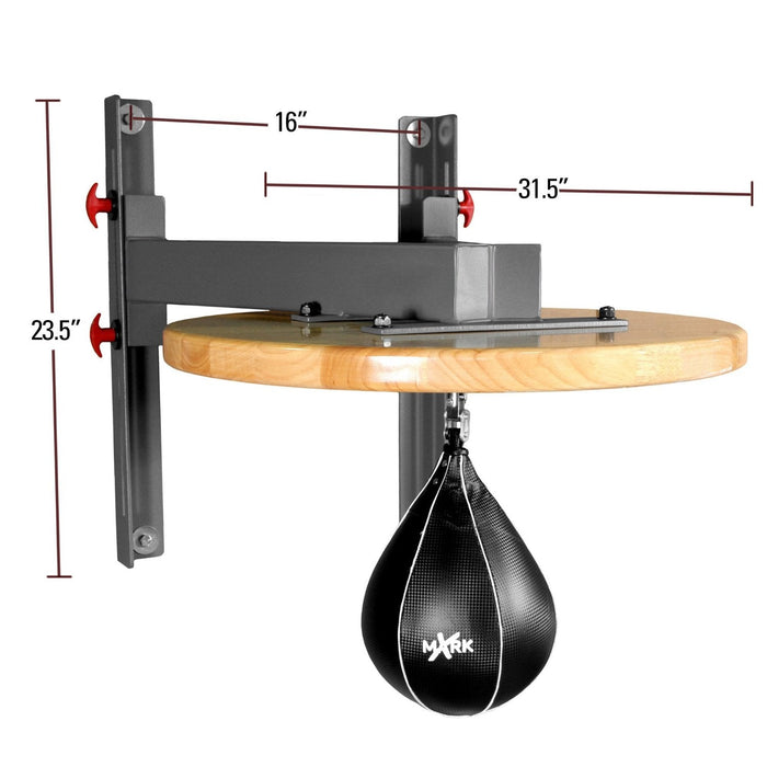 XMARK Professional Speed Bag Platform with Chain Swivel for MMA and Boxing XM-2811 - Sweatfully