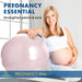 Pregnancy Ball for Maternity, Labor and Birth.  Includes Pregnancy Guide.  (Rose) - Sweatfully
