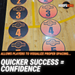 Offensive Spacing Training Spot Markers | 16" - Sweatfully