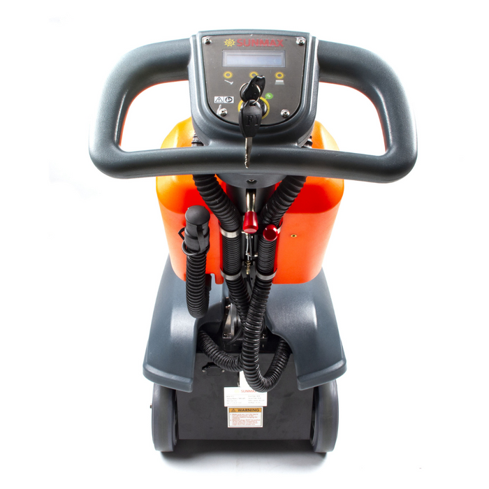 RT15 14" Commercial Compact Floor Scrubber Machine, 14500 sqft/h, 4-Gal Sewage Tank, Efficient Cleaning for Hard Floors - Sweatfully