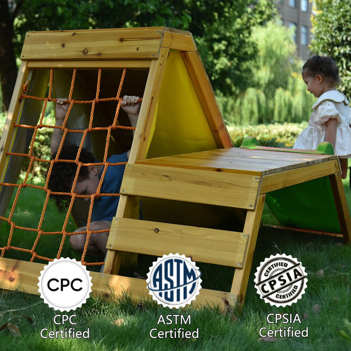 Palm - 5-in-1 Outdoor and Indoor Playground Playset - Sweatfully