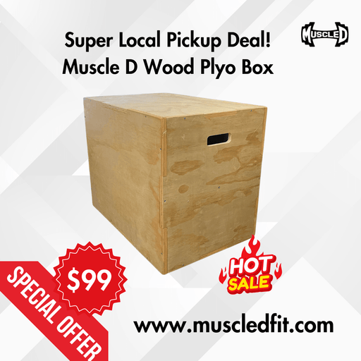 Muscle D Plyo Box(L x W x H: 30" x 20" x 24") Local Pickup Only Deal(Paramount,CA) - Sweatfully