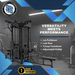 SFE Commercial 4 Station Jungle Gym Machine with (4) Weight Stacks (New) - Sweatfully