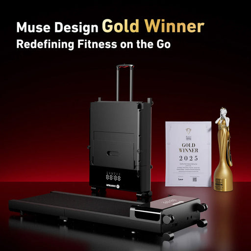 DeerRun Z20 Suitcase-Style Treadmill – Foldable Deck, Ultra Compact with LED Display - Sweatfully