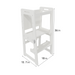 Date - 4 in 1 Kitchen Tower, Desk, Step Stool and Chalkboard - Sweatfully