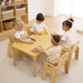 Avenlur Adrian Multi-Height Adjustable Wooden Table and Chairs Set - Montessori Inspired for Toddlers & Kids - Sweatfully