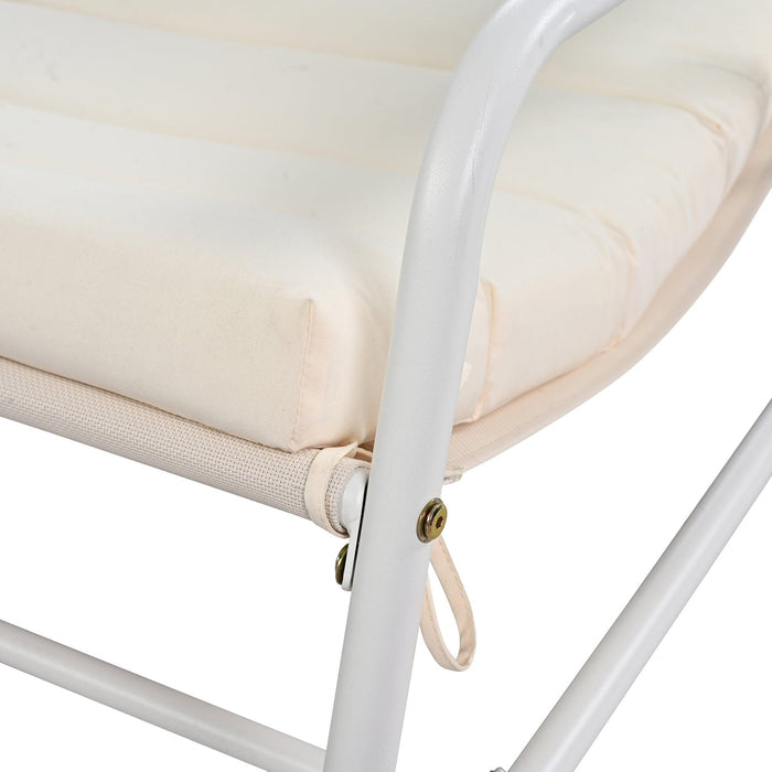 Outdoor Chaise Lounge Chairs Set of 3 with Acacia Side Table, Pool Lounge Chairs for Lawn, Deck, Beach - Sweatfully