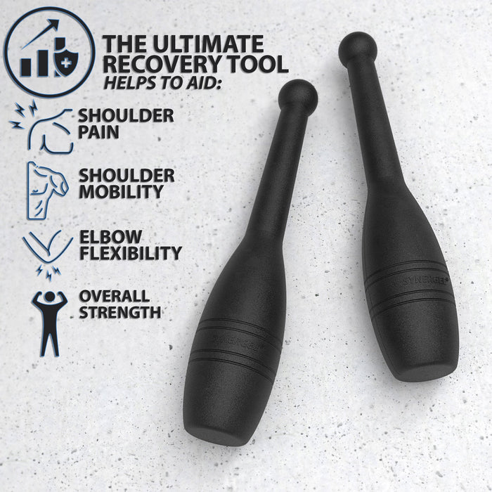 Synergee Indian Clubs - Sweatfully