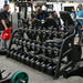 3-Tier Commercial Dumbbell Rack - Black - Sweatfully