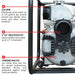PRE ORDER: 3 Inch Trash Water Pump 375 GPM 8 HP GX270 powered by Honda Portable Utility - Sweatfully