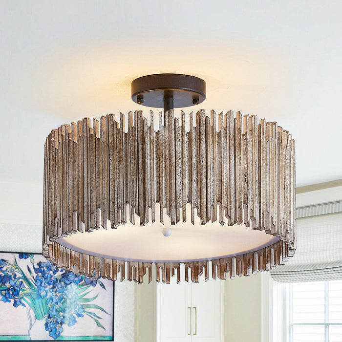 3-Light Farmhouse LED Ceiling Lighting - Sweatfully