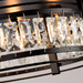 3-Light Modern Crystal Flush Mount Ceiling Light - Sweatfully